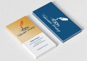 Radiation Writing business Cards